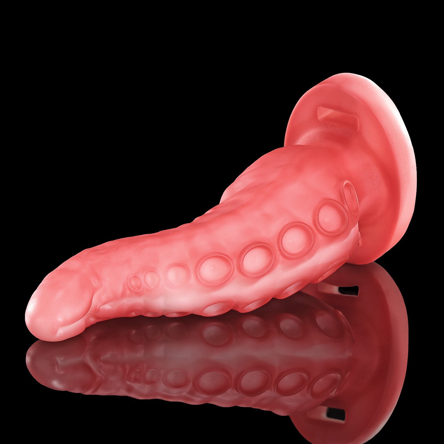 Nothosaur ALLA GAG tentacle mouth gag in pink silicone with adjustable black strap.