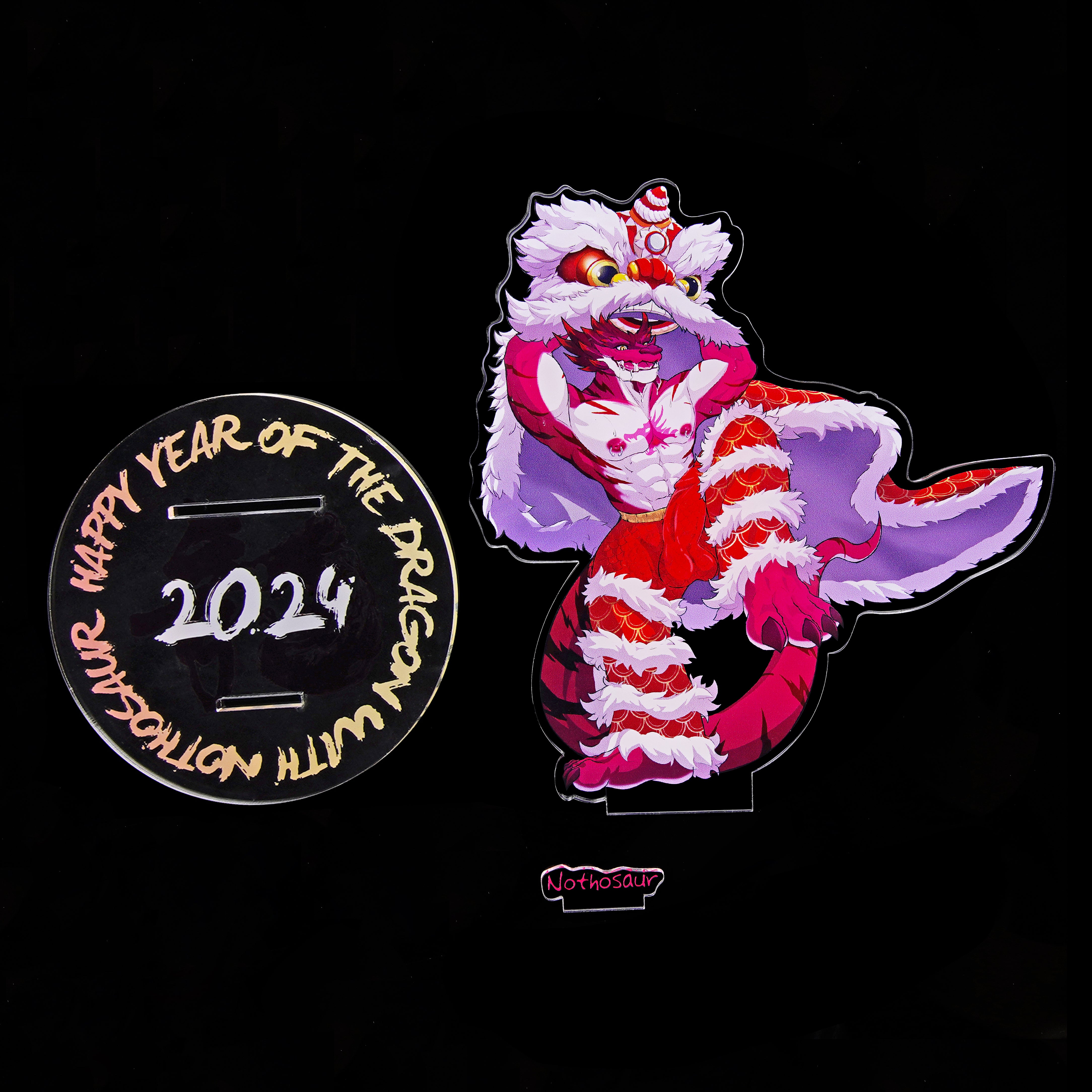 Nothosaur Dragon Standee