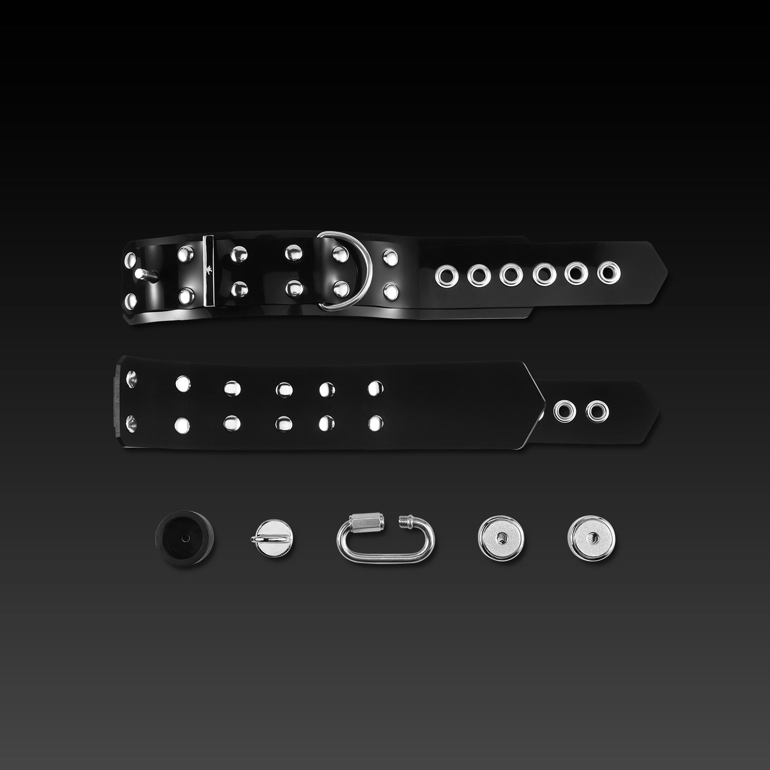 Silicone Gear Comdo: Cuffs & Collar