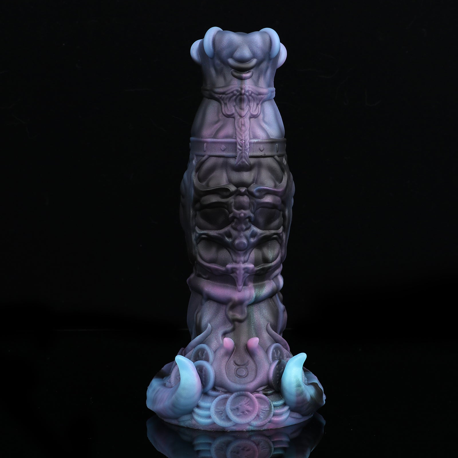 Blendendes Lila Schwarz