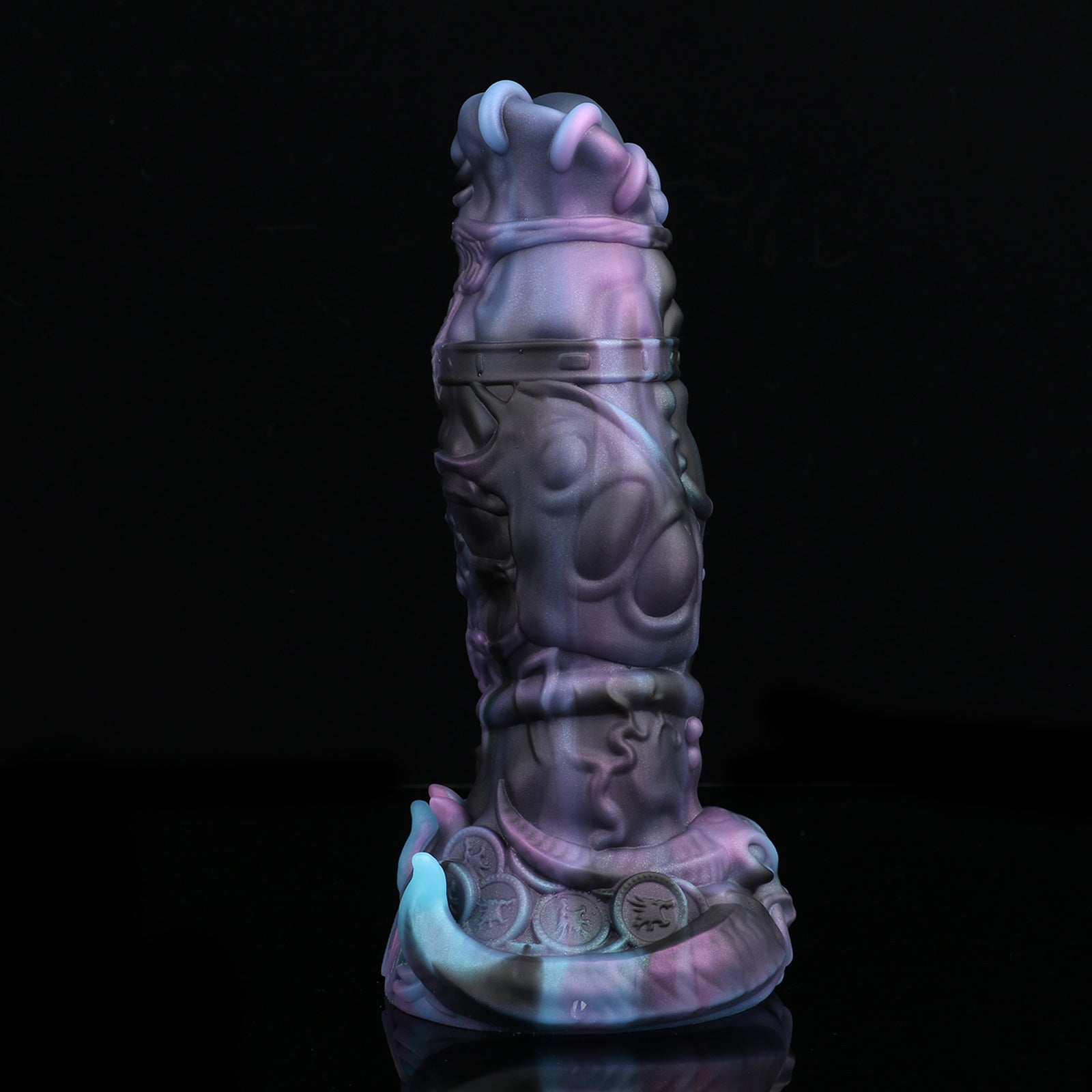 Blendendes Lila Schwarz