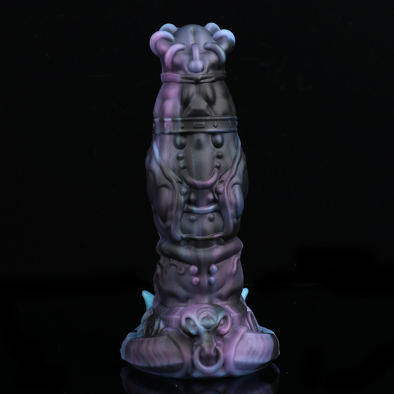 Blendendes Lila Schwarz