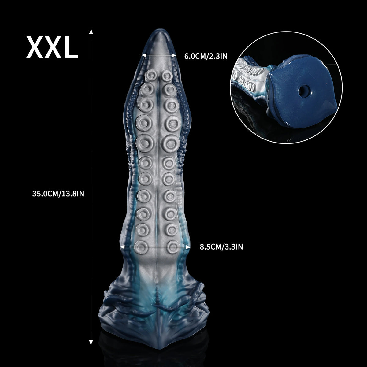 475 ABYSS SIZE XXL with Vac-U-Lock Hole