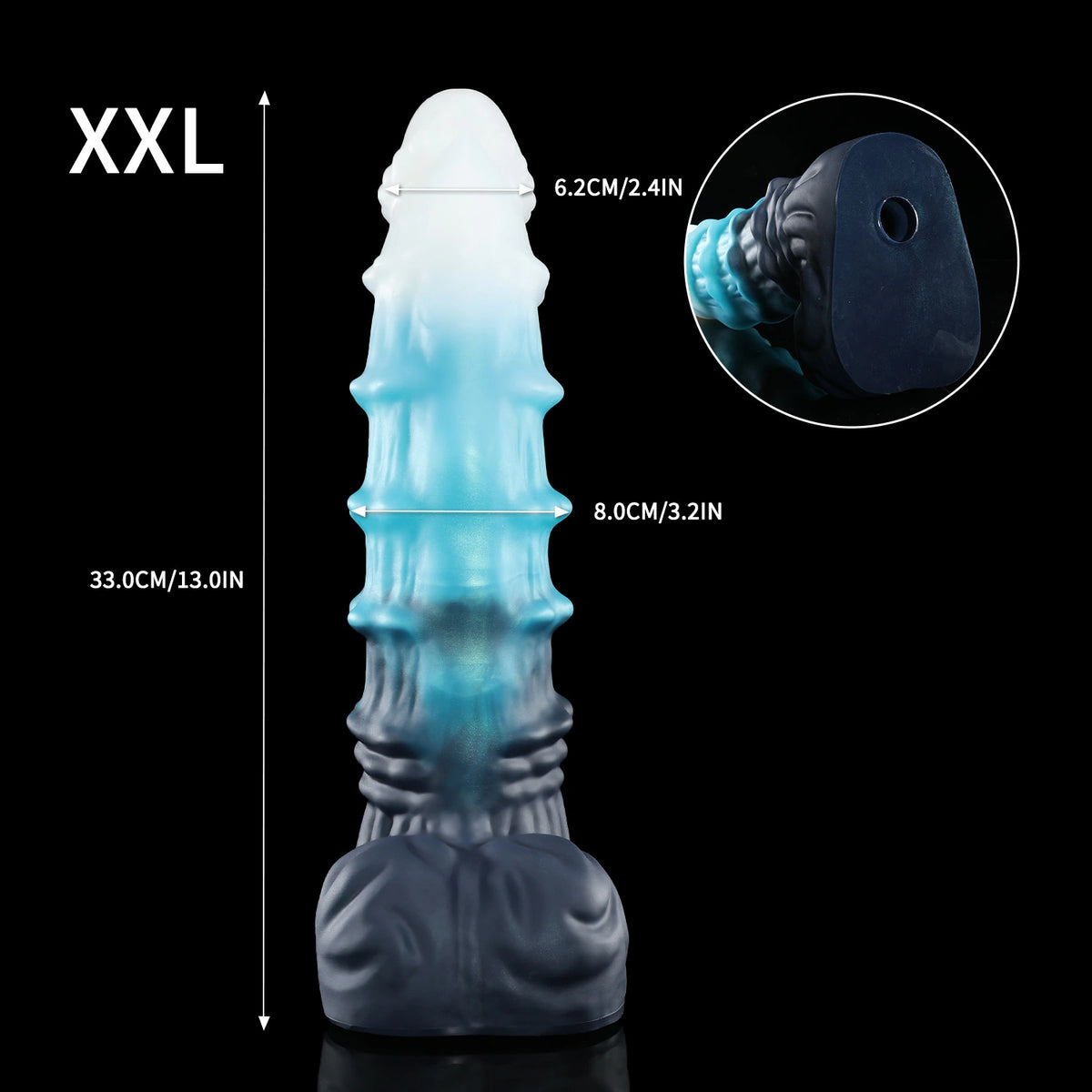 493 MEPHISTO SIZE XXL with Vac-U-Lock Hole