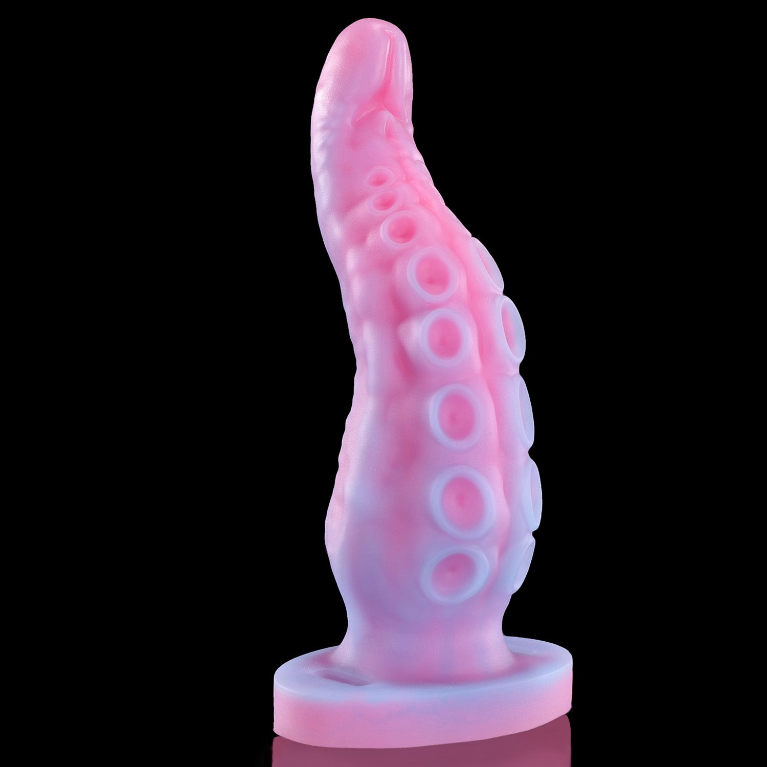 Nothosaur ALLA GAG tentacle mouth gag in pink silicone with adjustable black strap.